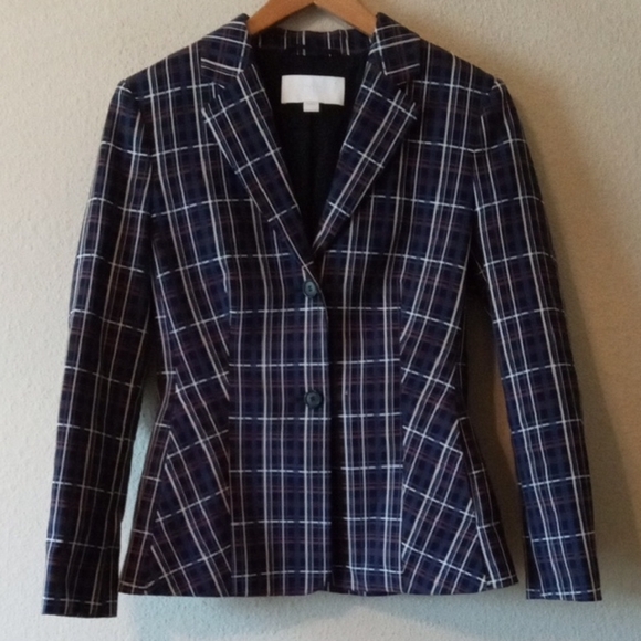 Hugo Boss Jitania Plaid Blazer - Picture 2 of 9